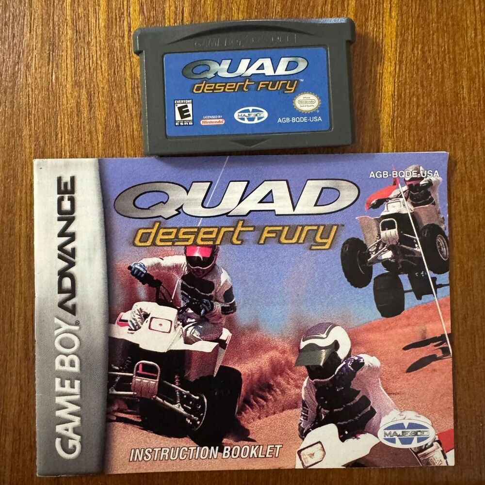 Nintendo Quad Desert Fury Game Boy Advance